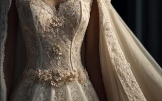 hermoso vestido blanco de novia