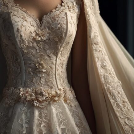hermoso vestido blanco de novia