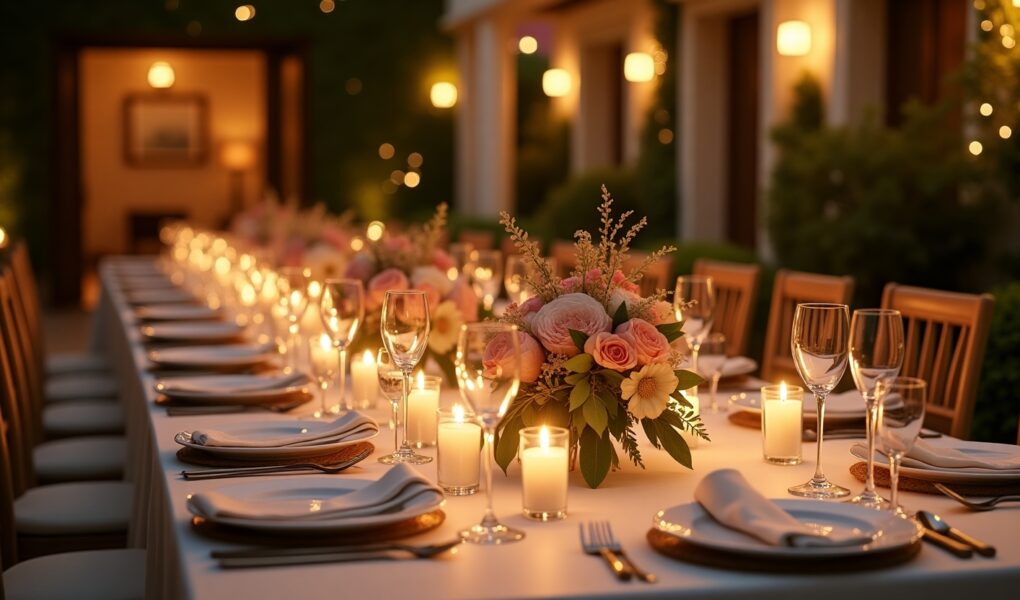 mesa de boda