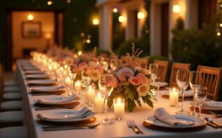 mesa de boda